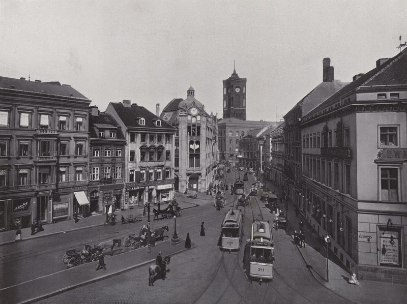 Molkenmarkt, Calle Spandauer y Ayuntamiento de Photographer German