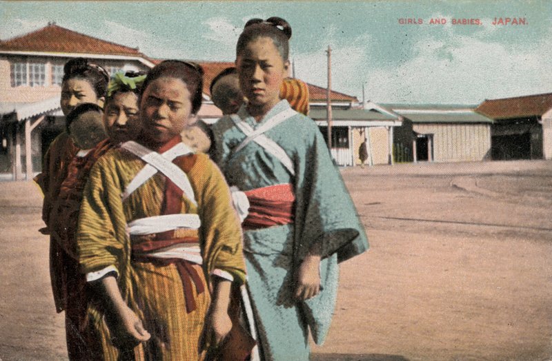 Niñas y bebés, Japón (foto) de Photographer Japanese