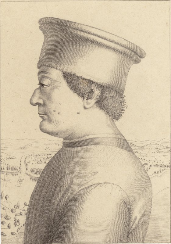 Federico da Montefeltro de Piero della Francesca