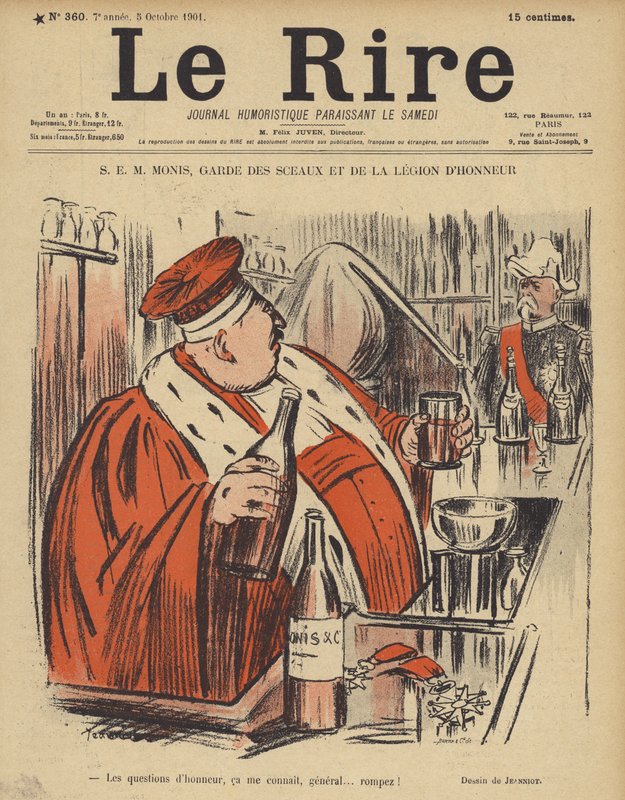 Ilustración para Le Rire de Pierre Georges Jeanniot