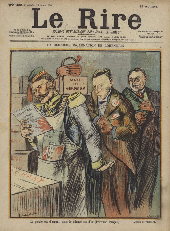 Ilustración para Le Rire de Pierre Georges Jeanniot