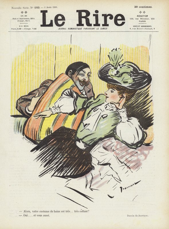 Ilustración para Le Rire de Pierre Georges Jeanniot