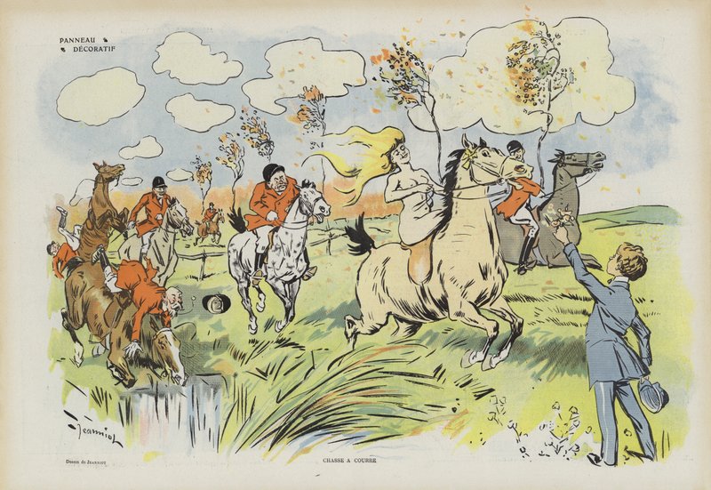 Ilustración para Le Rire de Pierre Georges Jeanniot