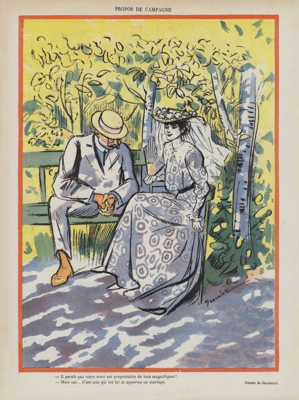 Ilustración para Le Rire de Pierre Georges Jeanniot
