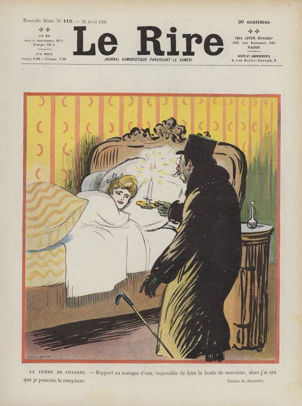 Ilustración para Le Rire de Pierre Georges Jeanniot