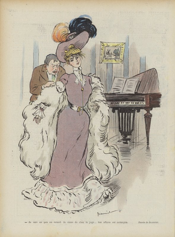 Ilustración para Le Rire de Pierre Georges Jeanniot