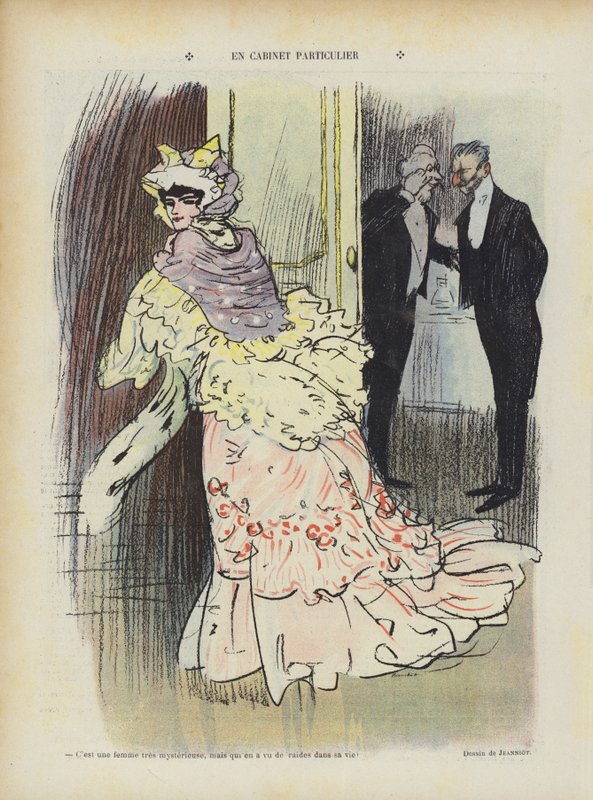 Ilustración para Le Rire de Pierre Georges Jeanniot