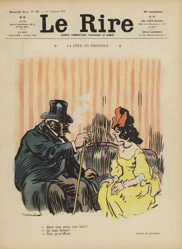 Ilustración para Le Rire de Pierre Georges Jeanniot