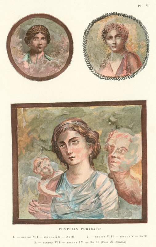 Retratos Pompeianos de Pierre Gusman