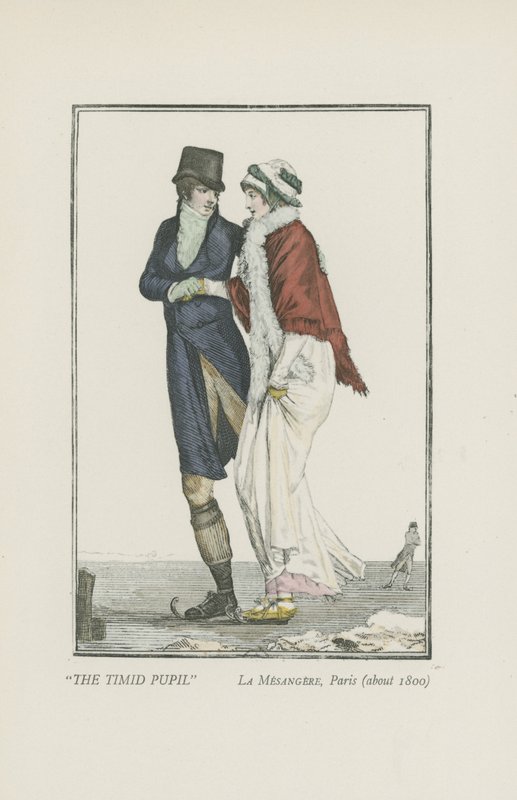 Alumno tímido, París (alrededor de 1800) de Pierre de La Mesangere