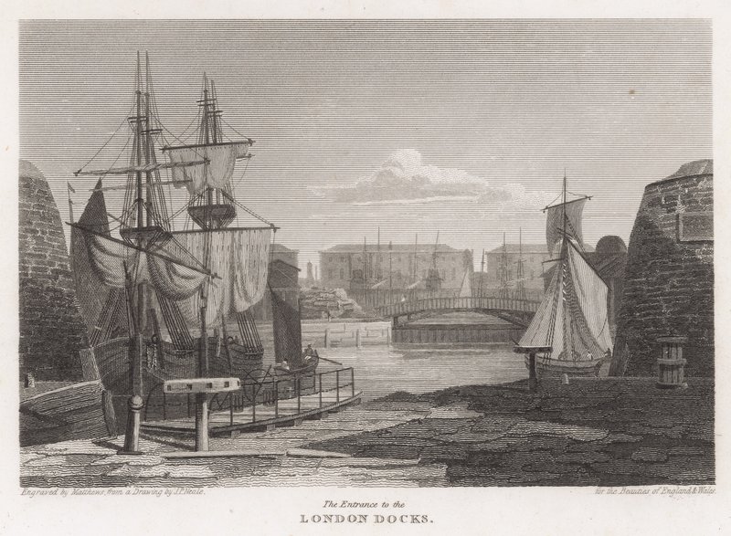 Muelles de Londres de Pieter Jansz. Quast