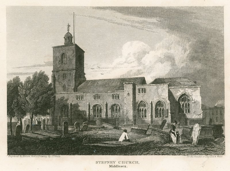 Iglesia de Stepney, Londres de Pieter Jansz. Quast