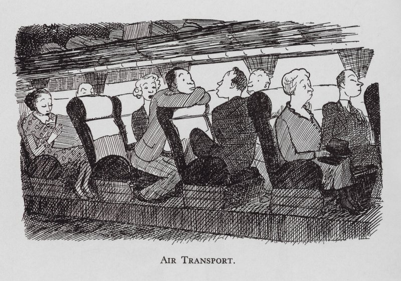 Transporte aéreo (litografía) de Pont (1908 40)