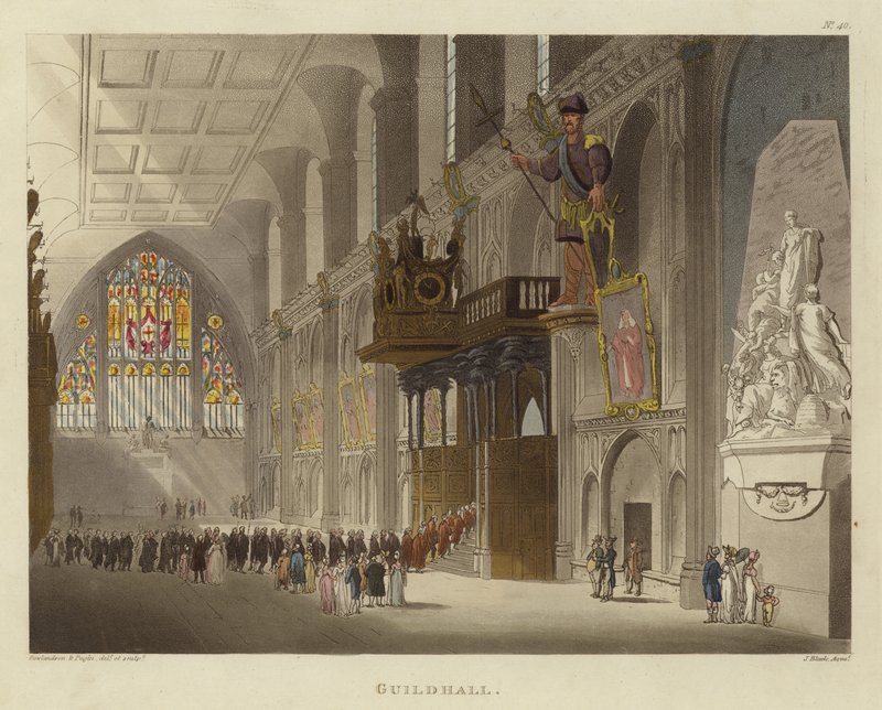 Guildhall de Pugin and Rowlandson