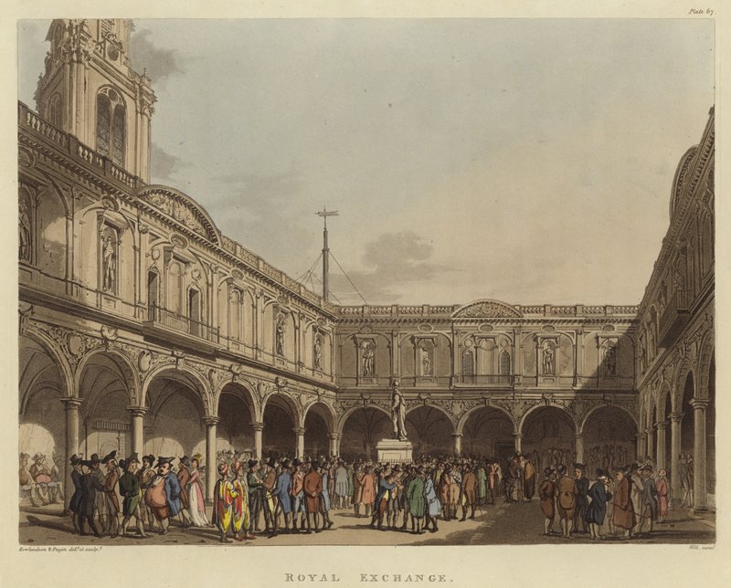 Bolsa Real de Pugin and Rowlandson