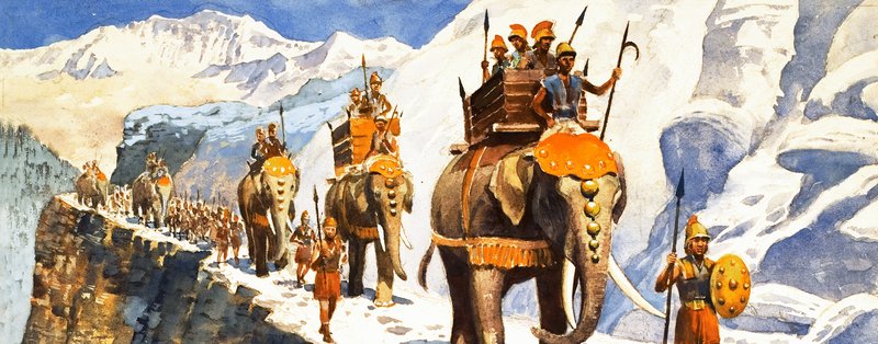 Aníbal en los Alpes de R.B. Davis