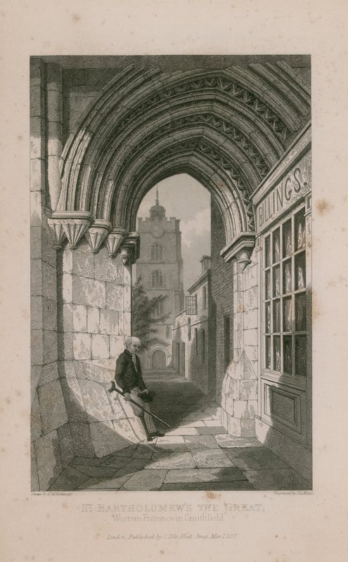 Priorato de San Bartolomé, Smithfield de R. W. Billings