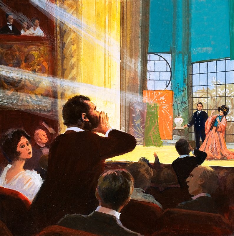 Primera representación de Madame Butterfly de Ralph Bruce