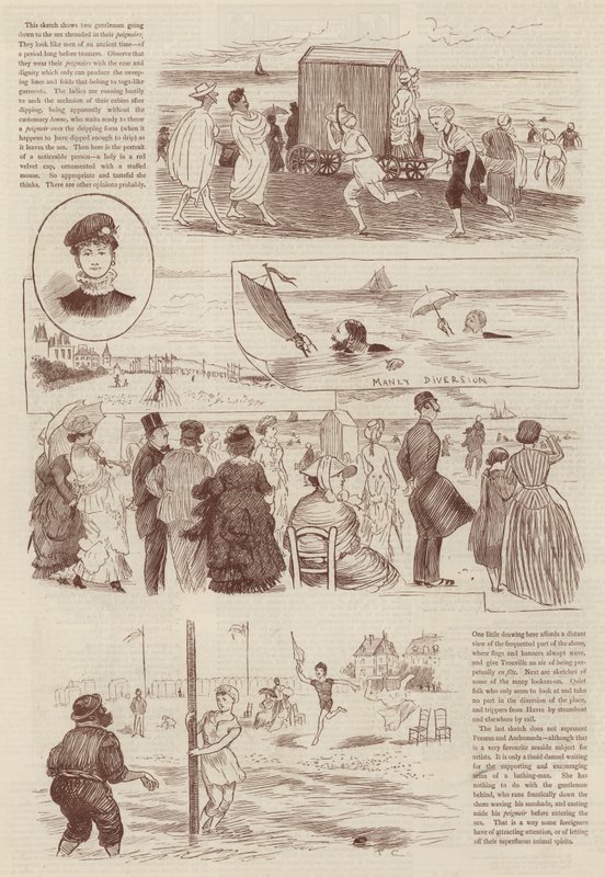 Bocetos en Trouville de Randolph Caldecott