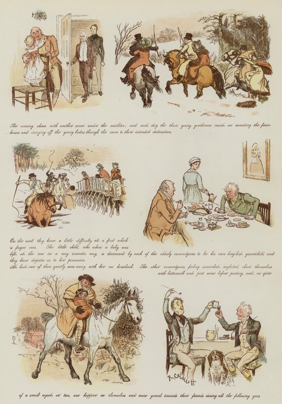 La Navidad de los Gruñones de Randolph Caldecott