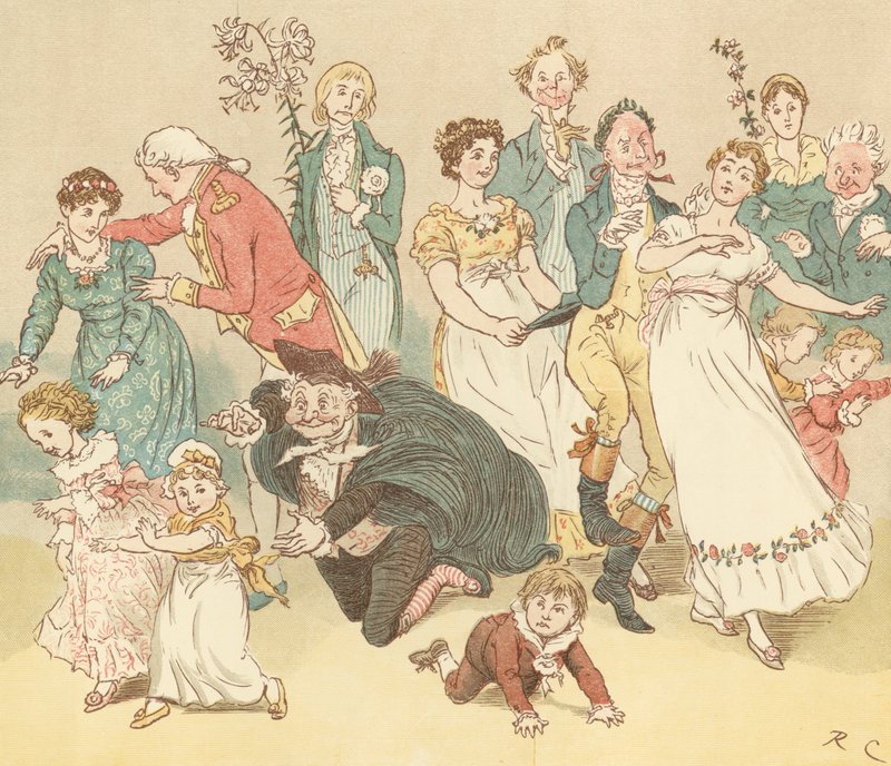 El Gran Panjandrum en persona de Randolph Caldecott
