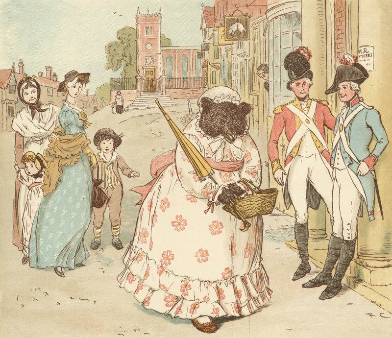 El Gran Panjandrum en persona de Randolph Caldecott