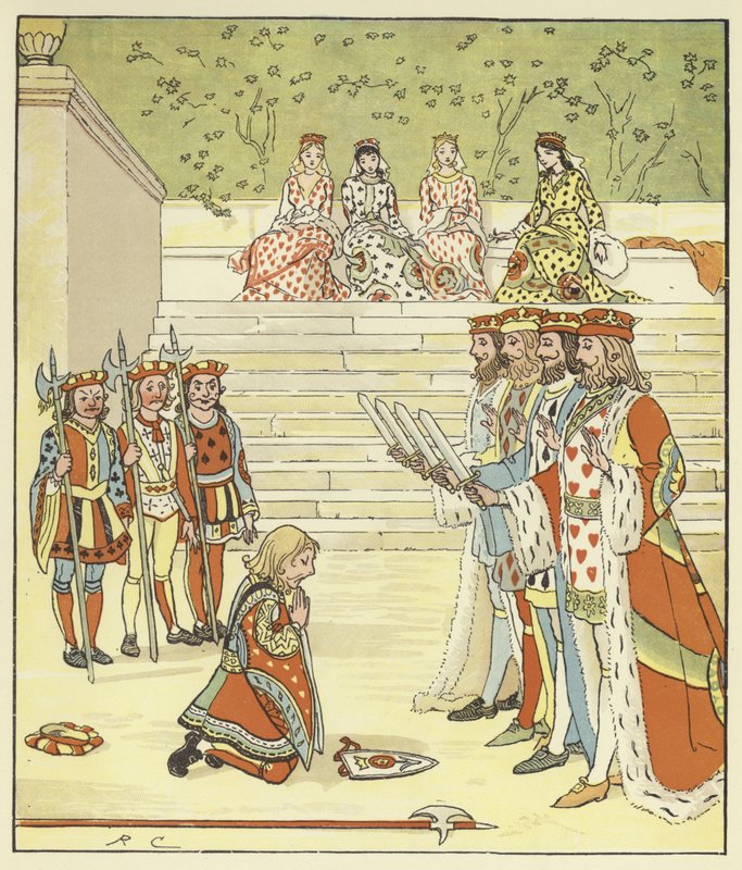 La reina de corazones de Randolph Caldecott