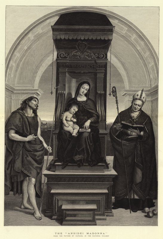 La Madonna Ansidei de Raffaello Sanzio Raphael