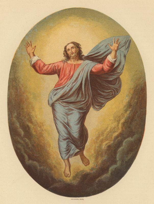 La Ascensión (litografía en color) de Raphael (1483 1520) (after)