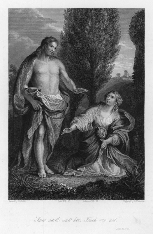 "No me toques," Juan XX de after Raphael