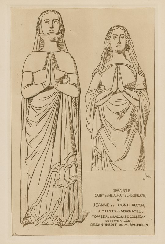 Condesas de Neuchatel, siglo XIV de Raphael Jacquemin