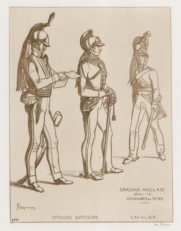 Dragones Ingleses, 1814-15 de Raphael Jacquemin
