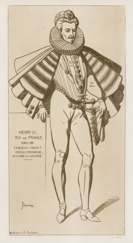 Enrique III, Rey de Francia, 1580-89 de Raphael Jacquemin
