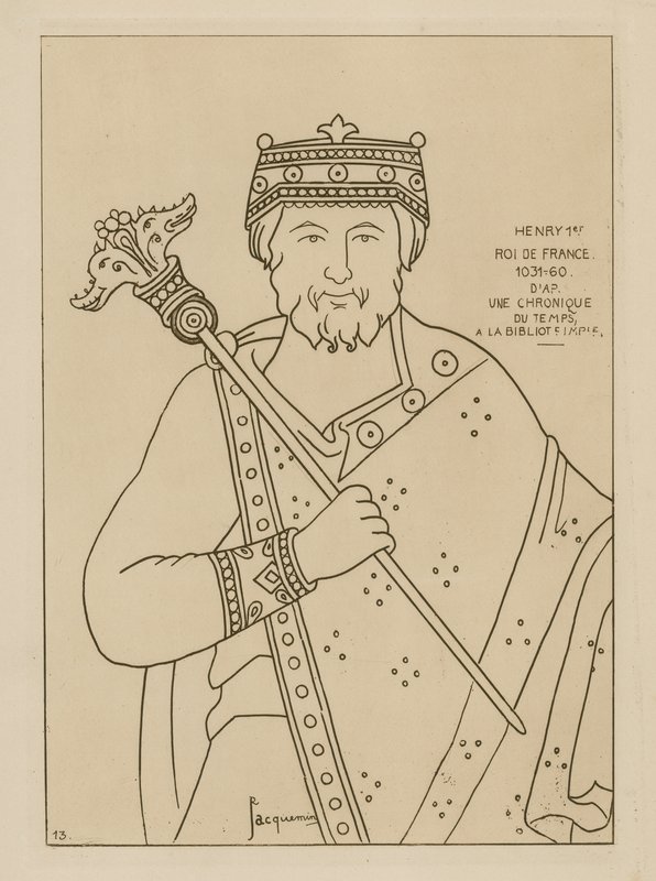 Enrique I, Rey de Francia, 1031-1060 de Raphael Jacquemin
