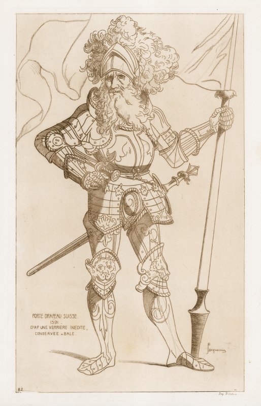 Porte drapeau Suisse, 1391 de Raphael Jacquemin