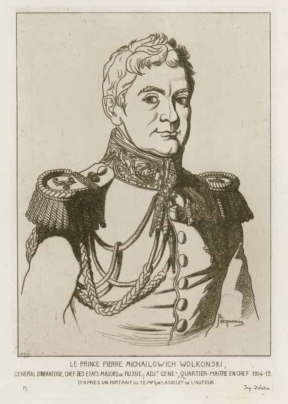 Príncipe Pierre Michailowich Wolkonski de Raphael Jacquemin