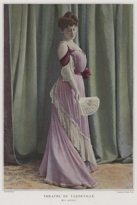 Mademoiselle Avril, actriz francesa de Reutlinger Studio