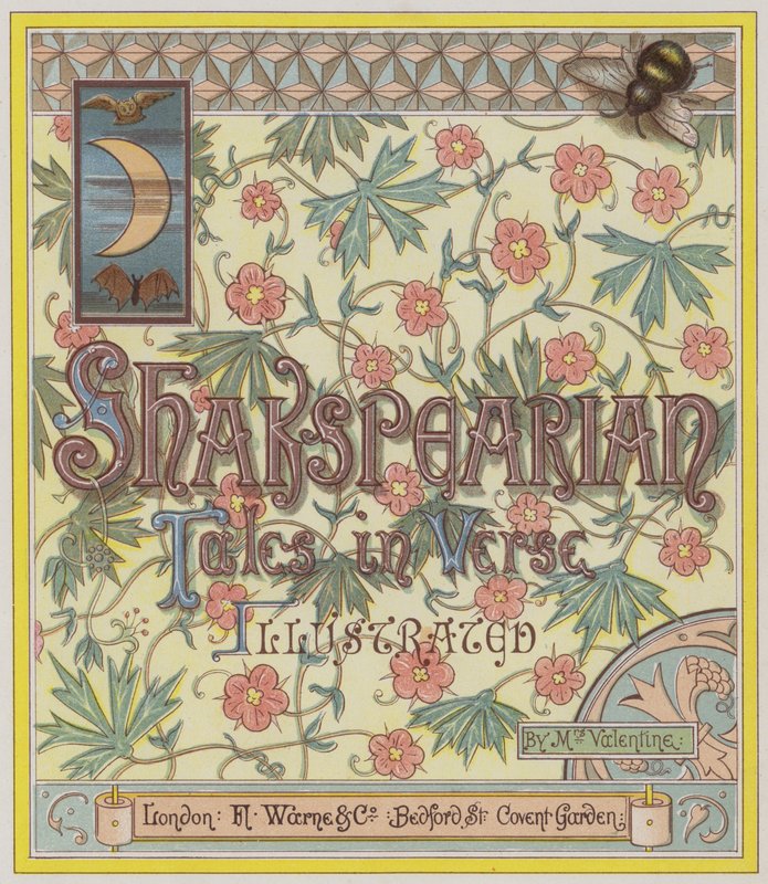 Ilustración de portada para Cuentos Shakespearianos en verso de Richard Andre