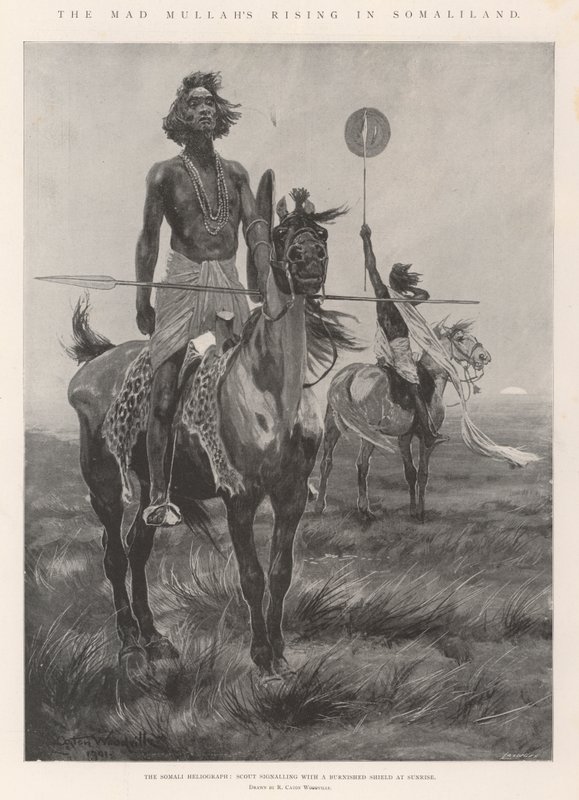 El levantamiento del Mullah loco en Somalilandia de Richard Caton Woodville junior