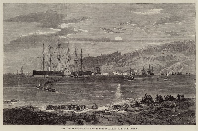 El Great Eastern en Portland de Richard Principal Leitch