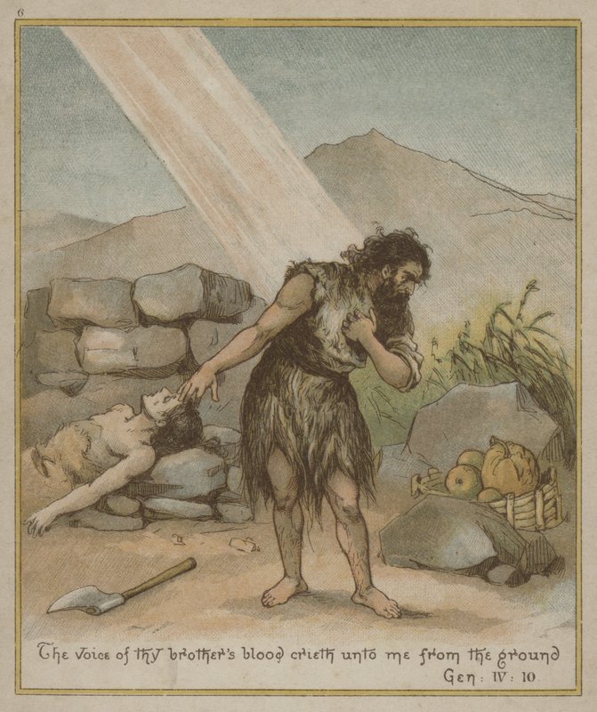 Caín, habiendo matado a Abel de Richard Andre