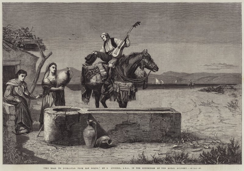El camino a Gibraltar desde San Roque de Richard Ansdell