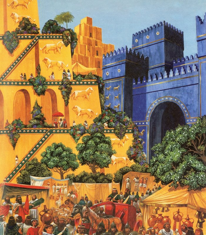 Jardines colgantes de Babilonia de Richard Hook