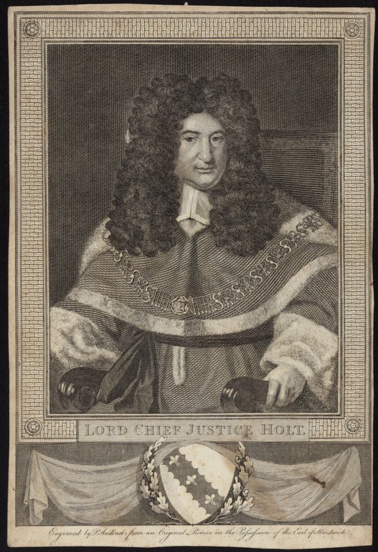 Lord Chief Justice Holt de Richard van Bleeck