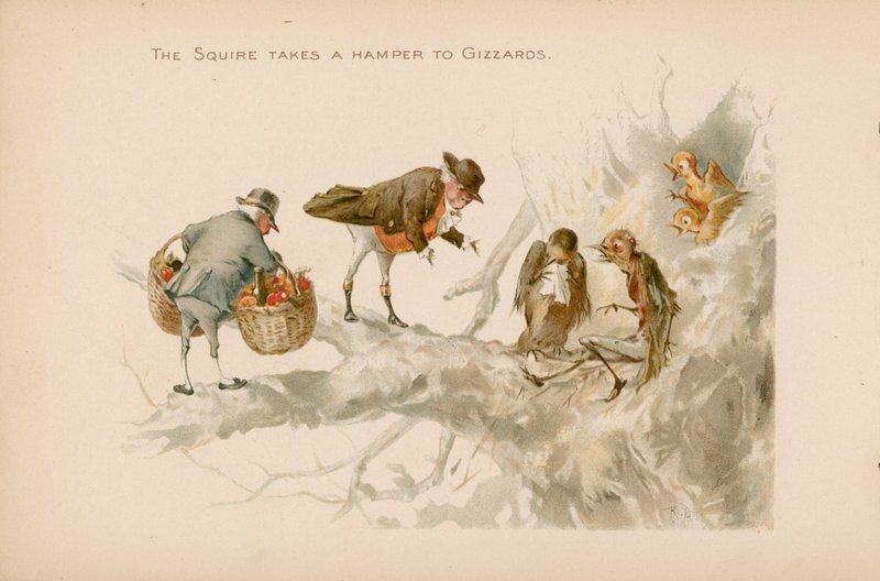 Ilustración para The Twigs o Navidad en Ruddock Hall de Robert Dudley