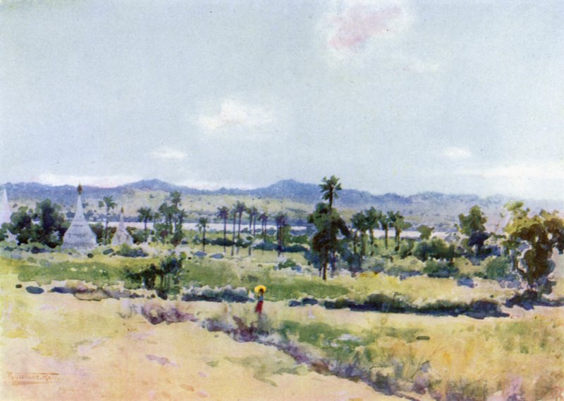 El valle del Irrawaddy en Meegyoungyai de Robert George Talbot Kelly