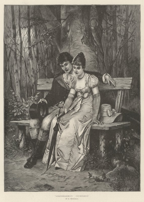 El cortejo de la abuela de Robert Julius Beyschlag