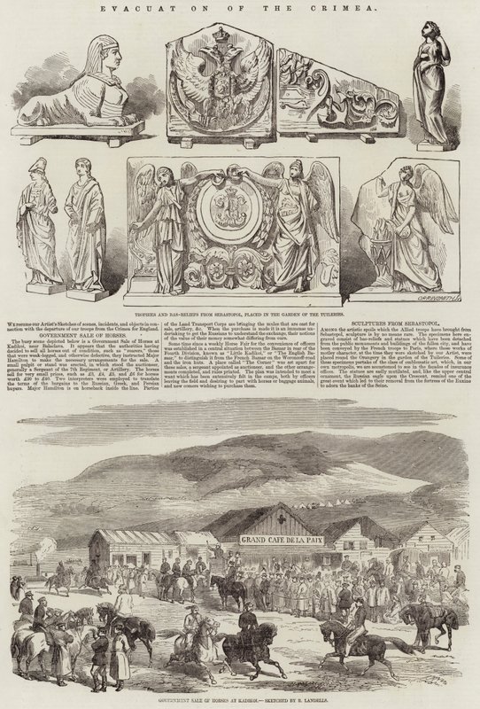 Evacuación de Crimea de Robert Thomas Landells
