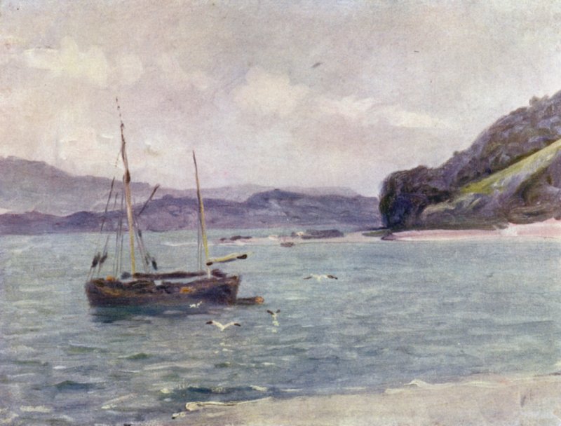 La playa, Beaumaris de Robert (after) Fowler