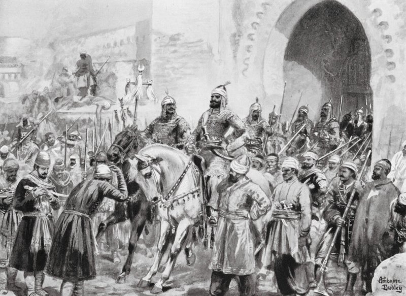 Entrada de los turcos en Bagdad de Robert Ambrose Dudley